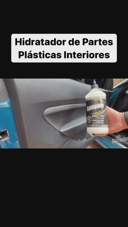 Hidratador Restaurador  De Plásticos Internos Autos Symplex  Plasti-K No contiene silicona